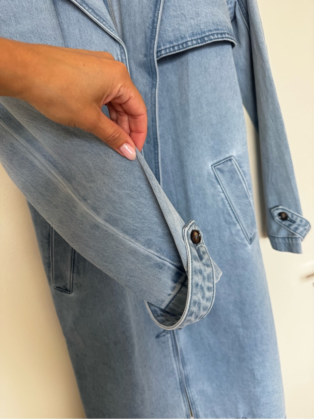 Torn by Ronny Kobo Long Denim jacket - Picture 4 of 5